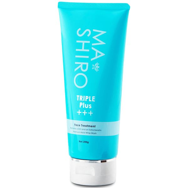 Masiro Triple Plus Face Treatment, 7.1 oz (200 g), Face Wash, Pore Care, Exfoliating Care