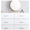 Cabinet Kitchen Door Handle Gold Drawer Cupboard Knobs Cabinet Hardware Pulls Handles 308mm Length (Hole Centers 288mm)
