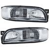 Driver and Passenger Side Headlight For Buick LeSabre 1997-1999 Halogen w/ Bulbs