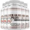 5 Pack - Liver Guard Plus - Liver Support Supplement, Maximum Strength-300 Caps