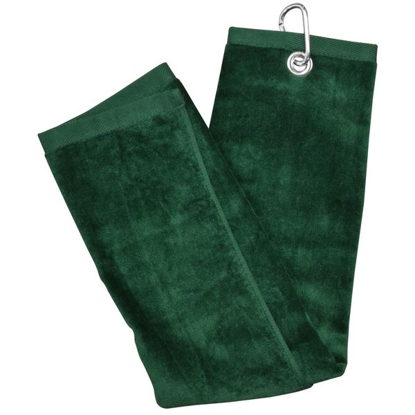 Longridge Luxury 3 Falten Golf Handtuch - Grün,