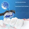 Replacement Toothbrush Heads for Waterpik Complete Care 5.0/9.0 (CC-01/WP-862), STRB-8WB, (8-Pack, Black)