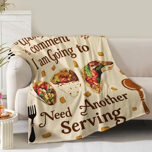 Burrito Tortilla Blanket Gifts for Women Men Girls Boys Present for Kids Adult Teen Birthday Valentines Mother Festival Christmas Decor Bedroom Living Room Couch Sofa Soft Fuzzy Flannel Throw 60"x50"