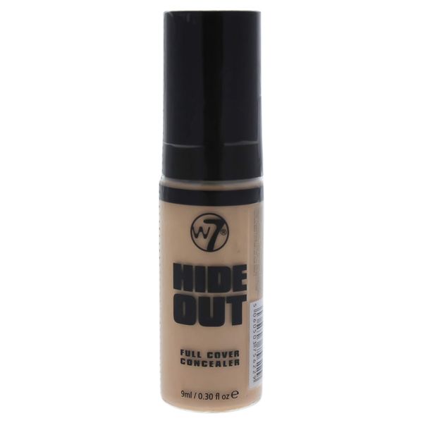 W7 Hide Out Full Cover Concealer 9ml-Light