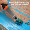 Cleaning Scraper Tool Set, 3PCS Scraper Tool with 30 Pcs Replaceable Plastic Blades, Window Scraper Tool for Label Removal Window Decals Paint Cleaning