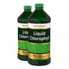Liquid Chlorophyll 100mg | 32 oz (2 x 16 oz Bottles) | Vegetarian, Non-GMO, and Gluten Free Unflavored Formula | Internal Deodorant | by Horbaach