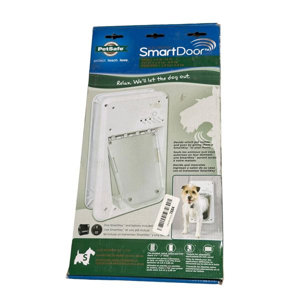 PetSafe Electronic Smart Pet Dog Door For Small Dogs 4lb 15lbs 5.5" x 7.75"