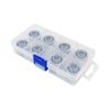 XSPC G1/4 to 1/2 ID 3/4 OD Compression Fitting V2 - Chrome (8 Pack)