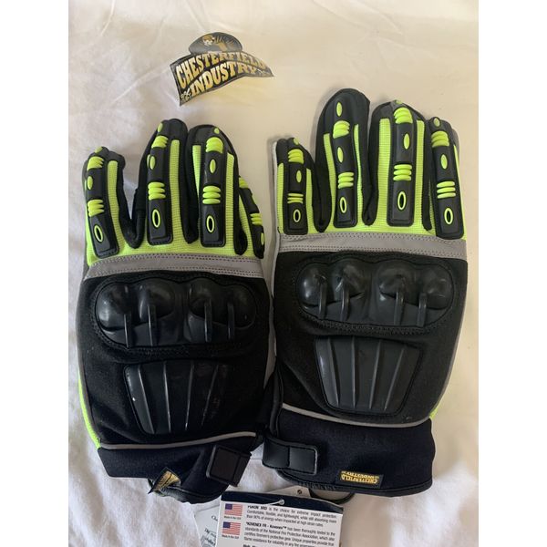 Racing Riding Gloves Size M Crush Proof Protection Mechanic Flame Resistant