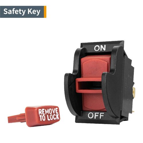POWERTEC 71353 Safety Toggle Switch – Dual Voltage 125/250v On Off Switch for Power Tools, Fits Table Saw, Router Table, Drill Press, Bench Saw, Band Saw, Dust Collectors