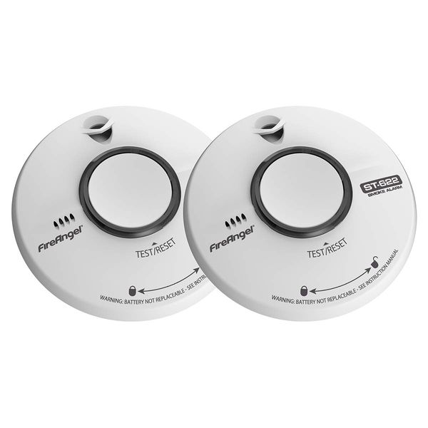 Fireangel TST-622Q Smoke Alarm, 2 Pack