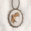 Willow Tree Kindness Boy Metal-Edged Ornament