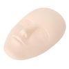 Silicone Tattoo Mannequin Head, 5D Tattoo Practice Permanent Makeup Microblading Skin for Beauty Salon Beginners Eyebrows Lips Training(2#)