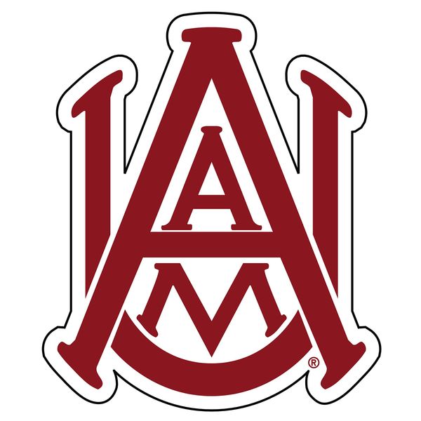 Alabama A&M Decal (AAMU DECAL (3",4",6"), 6 in)