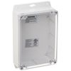 Enclosures, Boxes, & Cases 6.73 x 4.76 x 2.17 POLYCARBONAT CLR LID