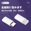 ChasCoCo USB Type-C Connector Cable End Cap Protective Cover Cap Pack of 10 (Clear Filled)