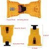 Chainsaw Sharpening Kit with Guide Mount, 5 Grinding Files, Yellow Mounting Tool, 8.6 inch