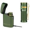 Olight Baton 4 OD Green Premium Rechargeable Flashlight + Charging Case, 1300 L