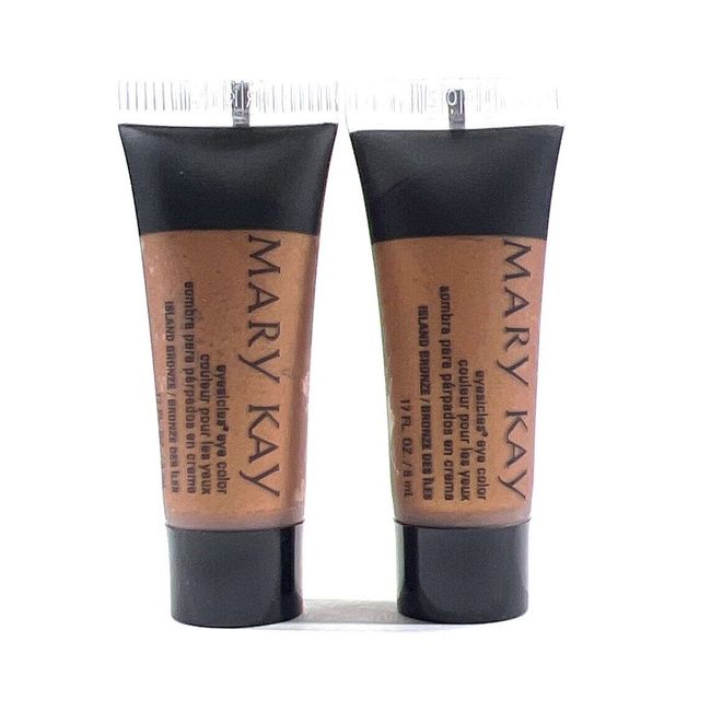 MARY KAY EYESICLES~EYE COLOR/SHADOW~ISLAND BRONZE~018044~LOT OF 2~DISCONTINUED!