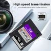 CY CFexpress Type-A to Type-B Memory Card Kit Case CFE CFA to CFB Adapter Compatible with Camera 8K RAW PCIe Expansion
