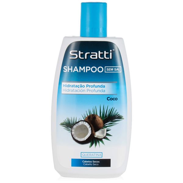 stratti Coco Shampoo Hydration with KERATINA, Without Salt – 400 ml