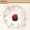 Sticky Adhesive Pad Replacement for Suction Cup Mount, 5pcs Circle Grey, Red