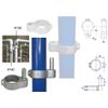 Single Pipe 1.9 inch (48.6 mm) Strong Joint Clamp #140
