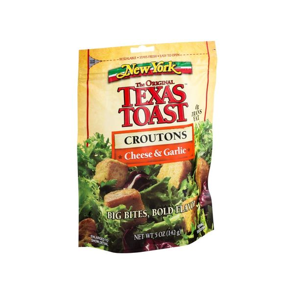 The Original Texas Toast Cheese & Garlic Croutons 5 oz (Pack of 12)