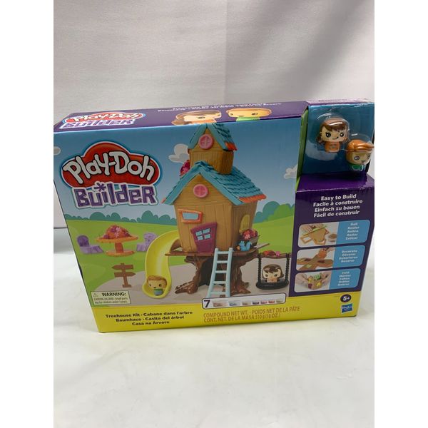 Play-Doh Builder Treehouse Kit Set w/ Mini Boy & Girl*New