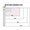 Flags Imp 8 Foot Aluminum Silver Pole with (Ball) (B00H5FNO06)