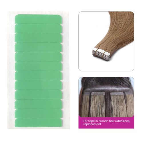 Cliphair Spare Tapes for Hair Extensions - Pack of 48 Double-Sided Hair Extension Tapes- Hair Tapes for Tape in Extensions - Adhesive Tape Tabs for Hair Extensions