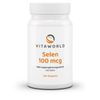 Vitaworld Selenium 100 mcg, 100 μg Selenium per Capsule, 100 μg Selenium per Capsule, 100 Capsules