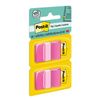 Post-it 680BP2 Standard Page Flags in Dispenser, Bright Pink, 100 Flags/Dispenser