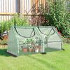 Large Outdoor Installable Green/Hot House w/ Steel Buriable Beams for Support
