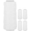 POPETPOP 5 Rolls Faye Face Thread Eyebrow Thread Machine Thread Machine Thread Thread Thread for Face Thread Thread Thread for Thread for Thread for Thread for Thread for Thread for Thread White