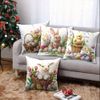 4 Piece Easter Flower Pillow Cover Home Decor Printed One Side Excludes Fillers