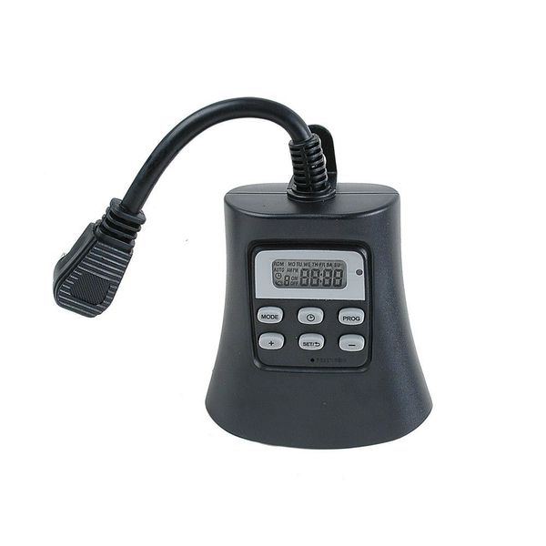15A-DOT Outdoor Timer, Outdoor String Light Christmas Timer, Programable