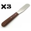 3× Dental Plaster Alignate Spatulas Modeling Carver Restorative Mix Instruments