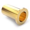 GASHER 100PCS Brass Compression Fitting, Brass Compression Insert Tube Support 1/4" Tube OD