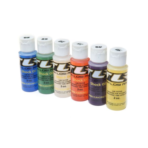 Team Losi Racing Shock Oil 6Pk 202530354045 2oz TLR74020 Electric Car/Truck