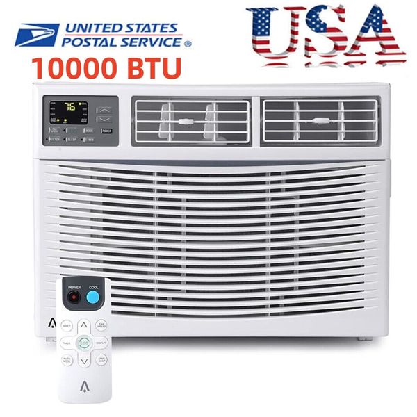 110-115V 10000 BTU  Smart Window Air Conditioner Cools 450 Sq.ft Energy Savings