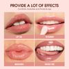 Mrettick Plumping Lip Oil 4 Packs Hydrating Lip Glow Oil Fruit Extract Lip Gloss Moisturizing Lip Balm and Tinting for Dry Lips