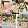 CODIRATO Wooden Vintage Wedding Card Box with Lock