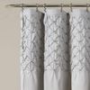 Lush Decor Bayview Shower Curtain, 72" x 72", Gray