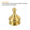 PATIKIL M10 Lamp Finial Cap Knob, 2 Pack, Solid Brass