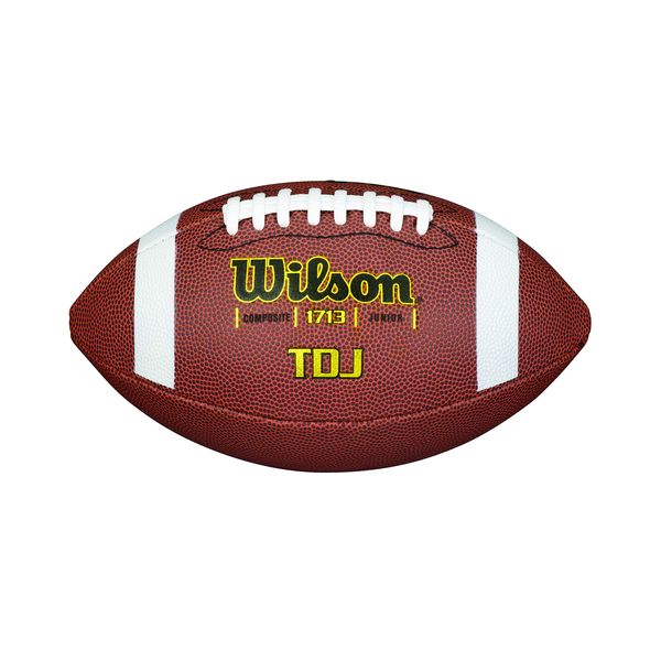 WILSON TDJ Composite Football - Junior, Brown