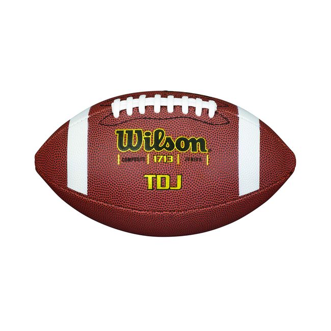 WILSON TDJ Composite Football - Junior, Brown