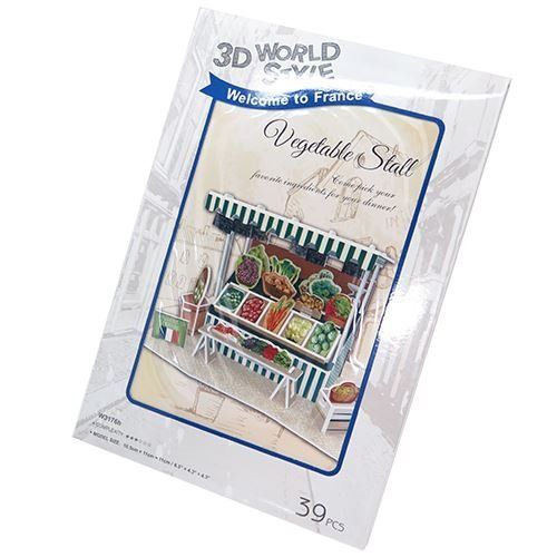 3D Craft Model FRANCE-Marche Vegetable Shop W3176h