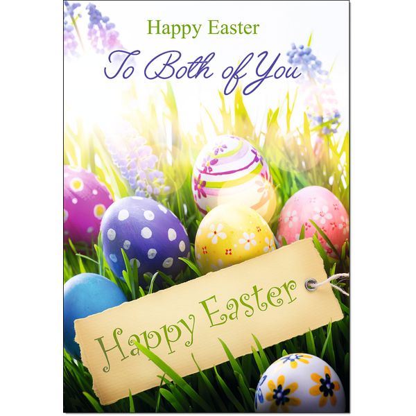 doodlecards to Both of You Easter Card Medium Size with Plain Envelope