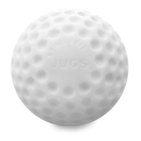 Jugs Sting-Free Dimpled White Baseballs - 1 Dozen